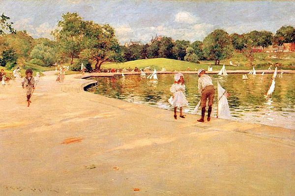 Lilliputian Boat-Lake - سنترال بارك (1890)