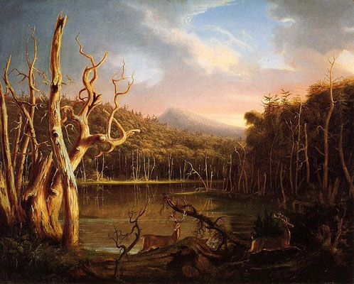 بحيرة بالأشجار الميتة (كاتسكيل) (1825)