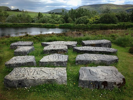 Ian Hamilton Finlay: The Present Order is the Disorder of the Future - Saint Just (1983)
