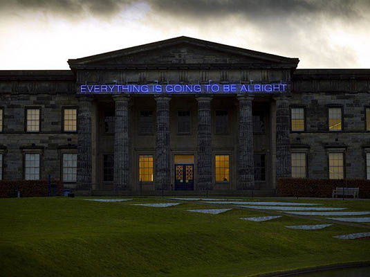 Work No. 975 EVERYTHING IS GOING TO BE ALRIGHT (2009)