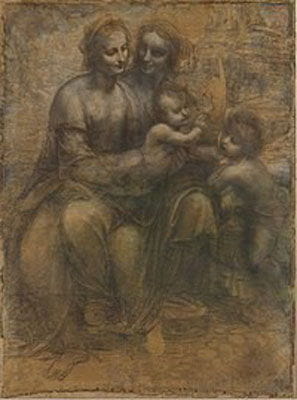 The Virgin and Child with St. Anne and St. John the Baptist (c. 1499-1500)