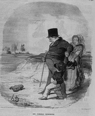 Une Rencontre Terrible (A Terrible Meeting) (1845)