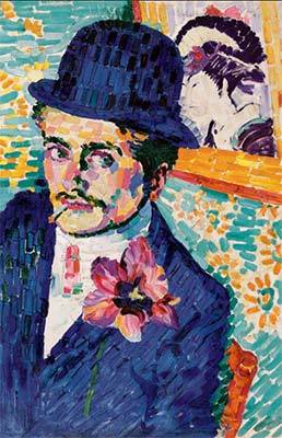 L'Homme à la tulipe (Portrait de Jean Metzinger) (1906)