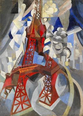 Red Eiffel Tower (La tour rouge) (1911-12)