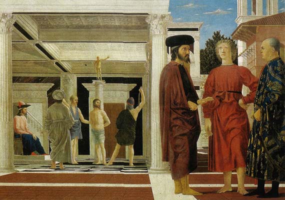 Piero della Francesca: The Flagellation of Christ (c.1455)