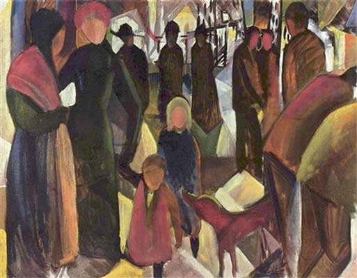 August Macke: Farewell (1914)
