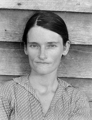 Walker Evans: Alabama Tenant Farmer Wife (Allie Mae Burroughs) (1936)