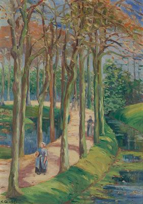 Landscape with Figures in Woods (c. 1911-12)