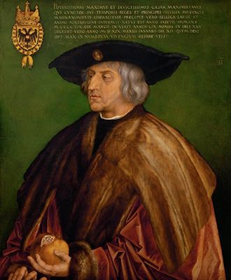 Portrait of Emperor Maximilian I (1519)