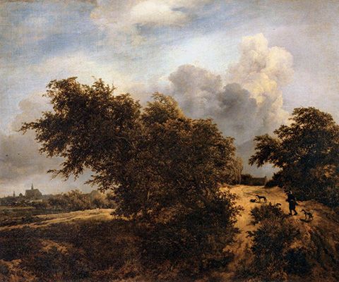 جاكوب فان رويسدايل: الكثبان الرملية بالقرب من هارلم (حوالي 1649)