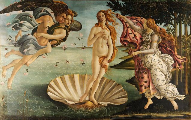 Sandro Botticelli: The Birth of Venus (1483-85)