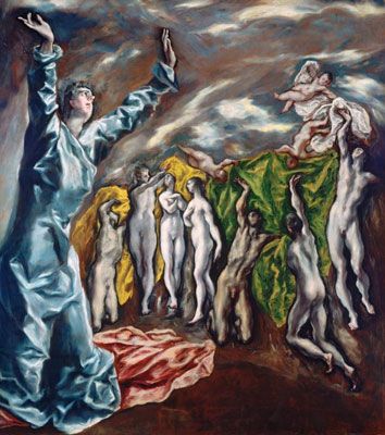 El Greco quote: Art is everywhere you look for it, hail the twinkling