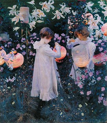 John Singer Sargent: Carnation, Lily, Lily, Rose (c.1885)