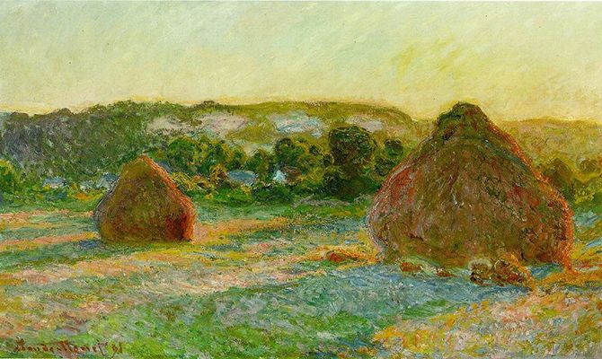 Claude Monet: Stacks of Wheat (End of Summer) (1897)