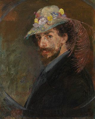 Portrait of the Painter in a Flowered Hat (1883)