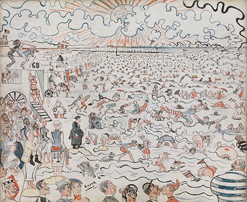 The Baths at Ostend (1890)