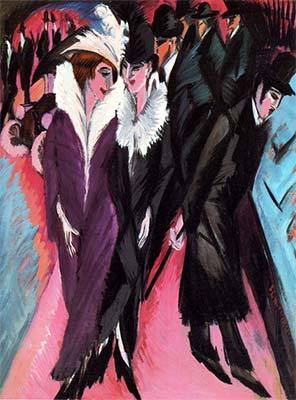 Ernst Ludwig Kirchner: Street, Berlin (1913)