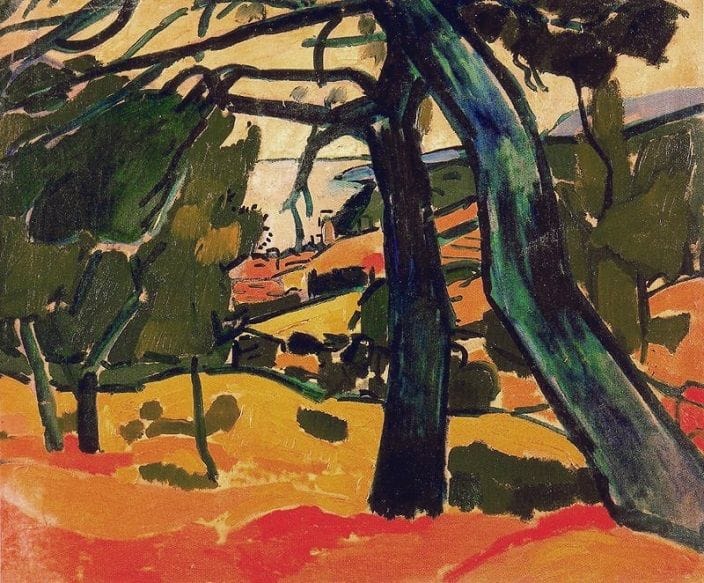 André Derain: Pinède à Cassis (Landscape) (1907)