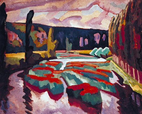 River with Poplars (c.1912)
