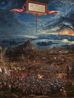 Albrecht Altdorfer: Battle of Alexander at Issus (1529)
