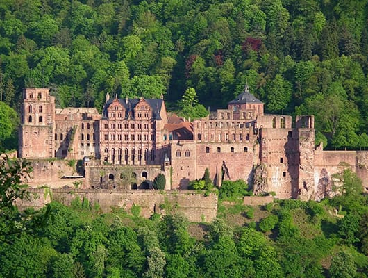 Heidelberg Castle, Prince-Electors Friedrich II, Ottheinrich, Friedrich IV, Friedrich V (1569-1612)