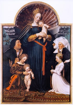 Hans Holbein the Younger: Darmstadt Madonna (1526)