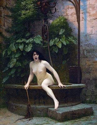 The Truth Coming Out of Her Well to Shame Mankind (1896)