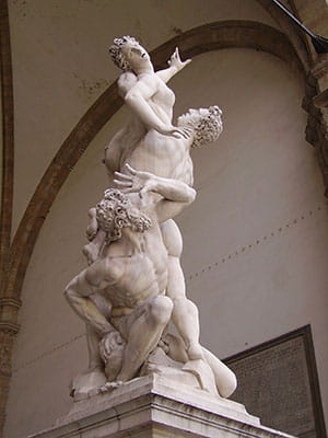 Abduction of a Sabine Woman (Rape of a Sabine Women) (1574-82)
