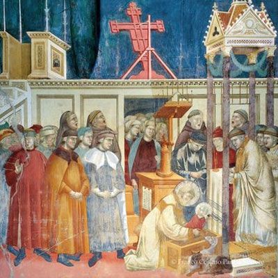 Celebration of Christmas at Greccio (c.1300)