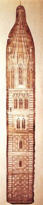 Design sketch for the Campanile (c. 1334)