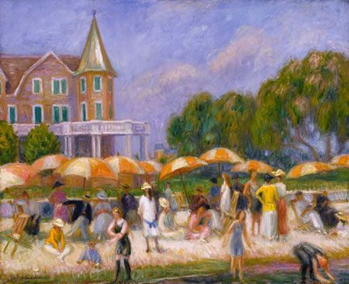 Beach Umbrellas at Blue Point (1916)