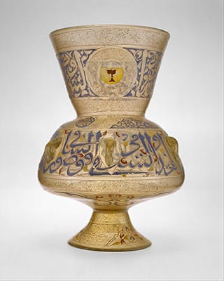 \'Ali ibn Muhammad al-Barmaki: Mosque Lamp of Amir Qawsun (c. 1329-35)