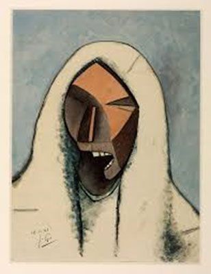 Screaming Head with a White Veil (1941)