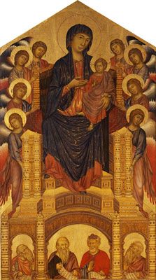 Cimabue: Maestà di Santa Trinita (1280-85)