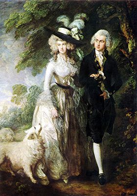 Thomas Gainsborough: Mr and Mrs William Hallett ("The Morning Walk") (1785)
