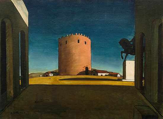 Giorgio De Chirico: The Red Tower (1913)