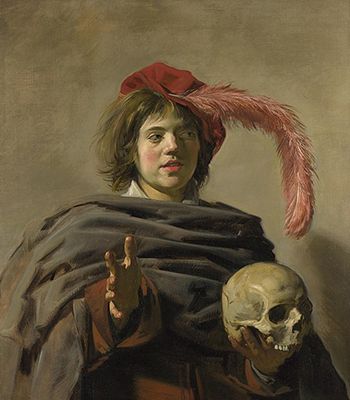 Portrait of a young man with a skull (1626)