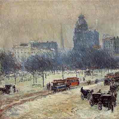 Winter in Union Square (1894)