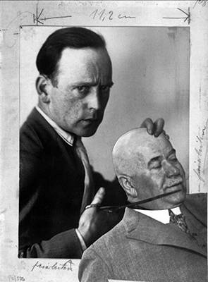 Self-Portrait with the Police Commissioner Zörgiebel (1929)