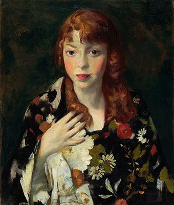 Edna Smith in a Japanese Wrap (c. 1915)