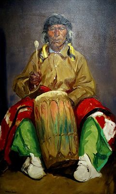 Portrait of Dieguito Roybal, San Ildefonso Pueblo (1916)