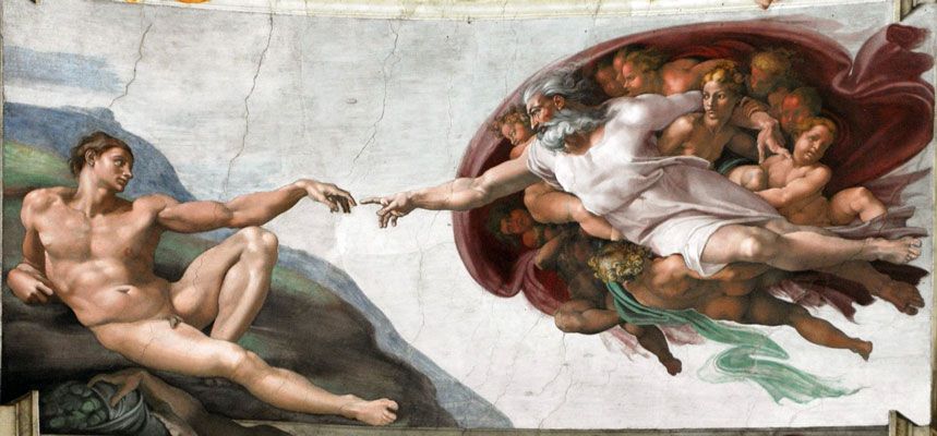 Michelangelo: The Creation of Adam (1508-12)