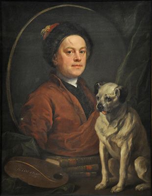 The Painter and his Pug (1745)