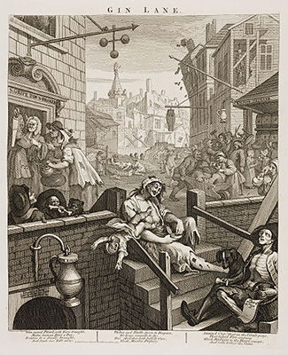 Gin Lane (1751)