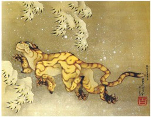 Old Tiger in the Snow (1849)