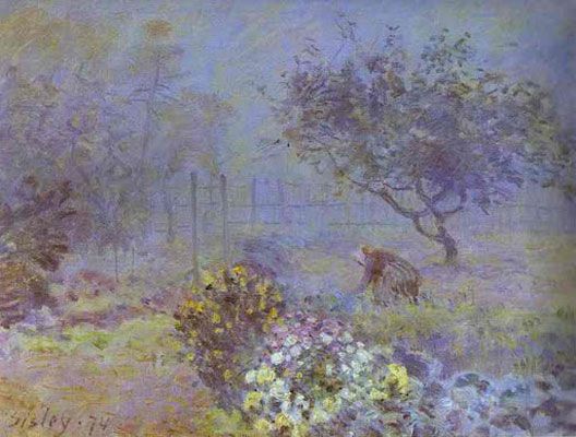Alfred Sisley: Fog, Voisins (1874)