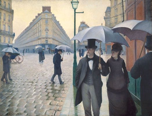 Gustave Caillebotte: Paris Street, Rainy Day (1877)