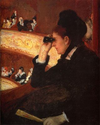 Mary Cassatt: At the Opera (1880)