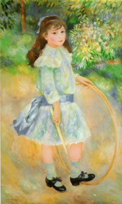 Pierre-Auguste Renoir: Girl with a Hoop (1885)