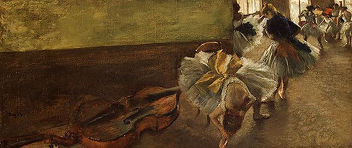 Edgar Degas: Dancers in the Rehearsal Room (1882-85)